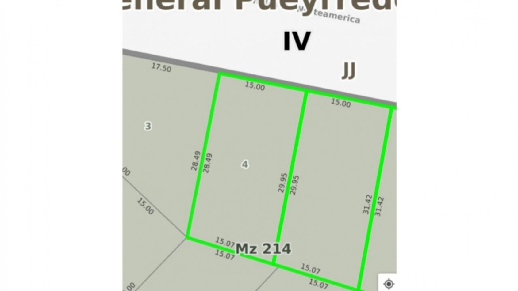 4 LOTES S/ DIAGONAL NORTE -BOSQUE PERALTA RAMOS -