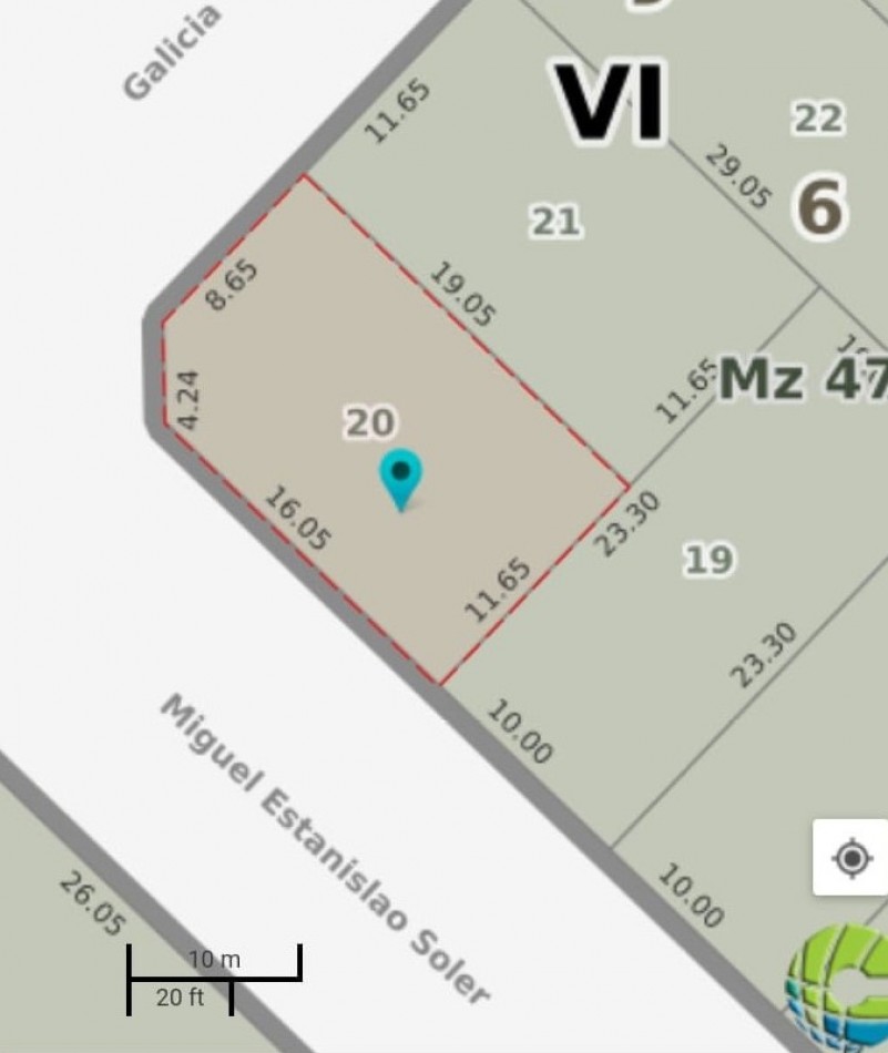 LOTE C/ FINANCIACION -BARRIO EL PROGRESO