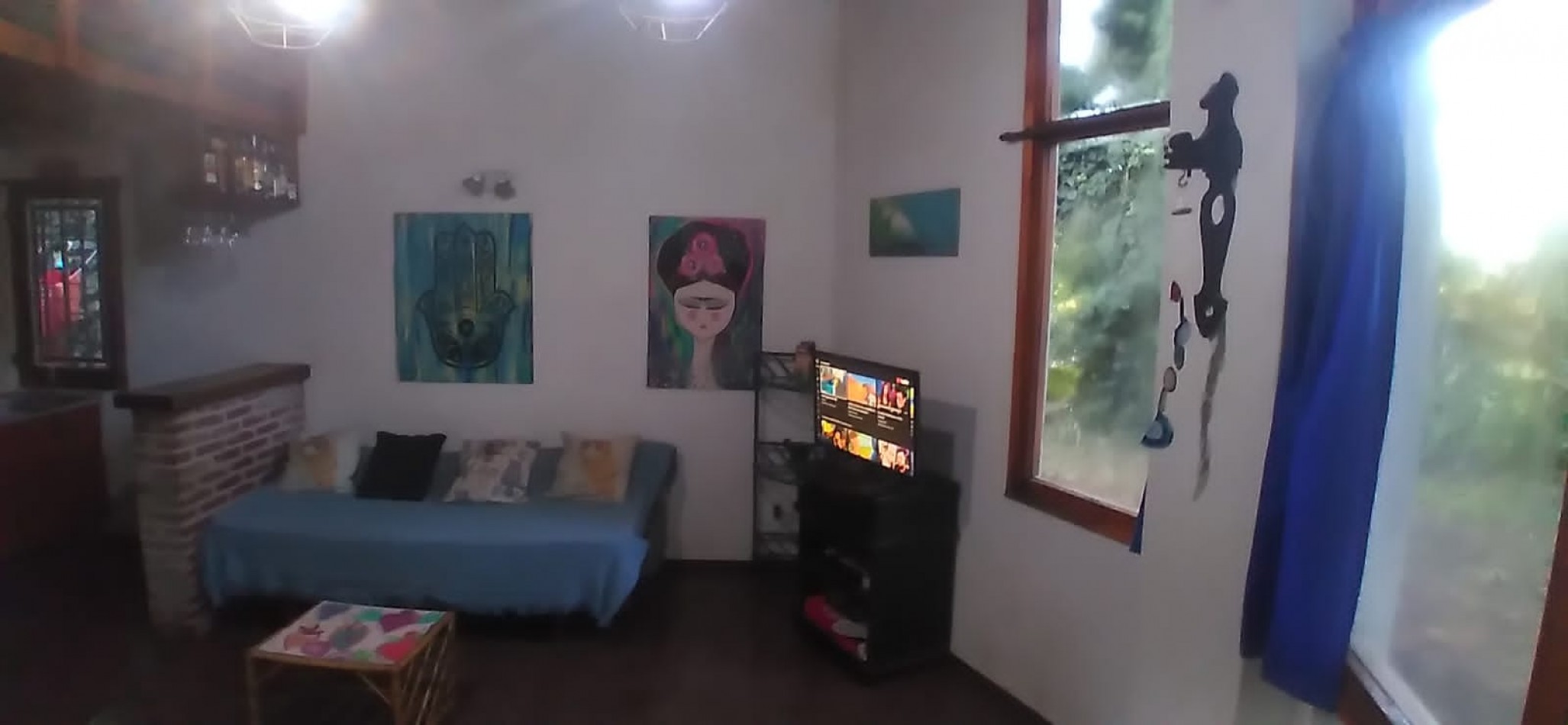 Casa de 2 hab. c/parque