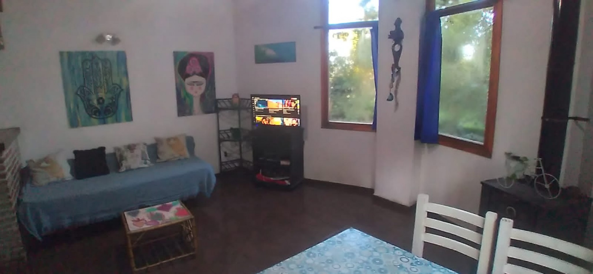 Casa de 2 hab. c/parque