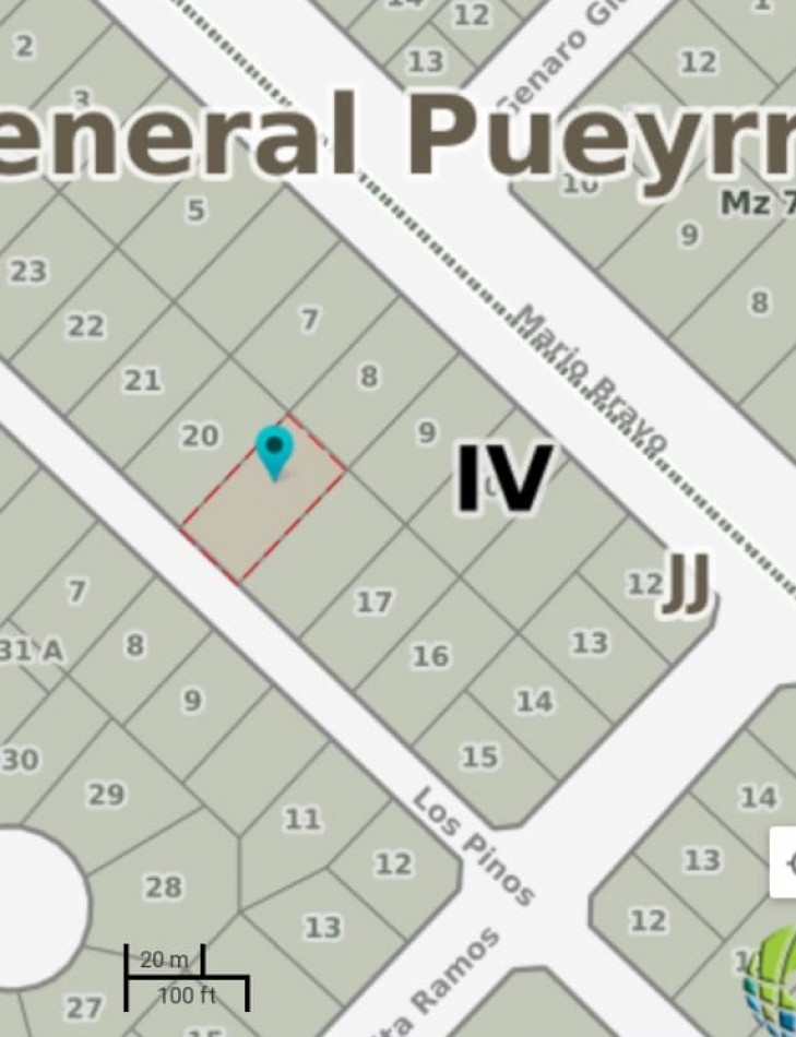 LOTE INMEJORABLE UBICACION C/ SERVICIOS -BOSQUE PERALTA RAMOS