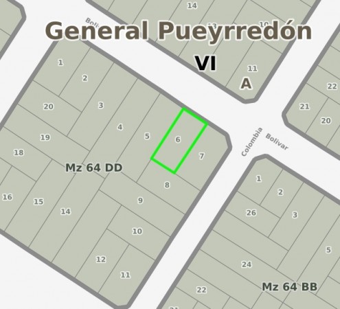 LOTE FINANCIADO con SERVICIOS -Barrio Jorge Newbery