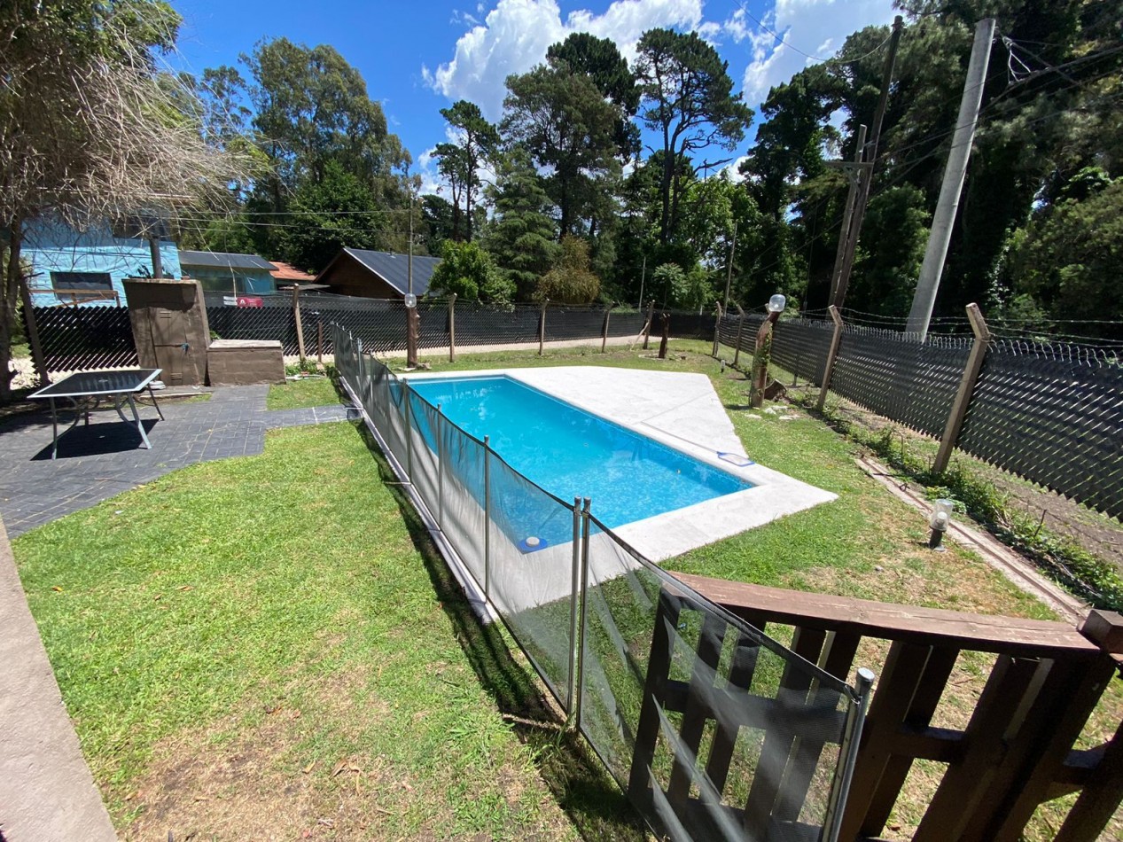 24 MESES - 3 DORMITORIOS Y 2 BAÑOS -  CABAÑA CON PILETA  Y PARQUE-BOSQUE PERALTA RAMOS 