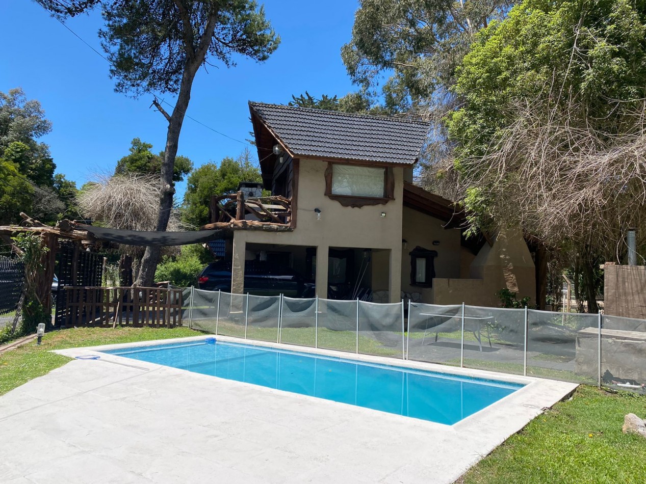 24 MESES - 3 DORMITORIOS Y 2 BAÑOS -  CABAÑA CON PILETA  Y PARQUE-BOSQUE PERALTA RAMOS 