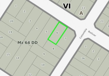 LOTE  FINANCIADO con SERVICIOS  -Barrio Jorge Newbery