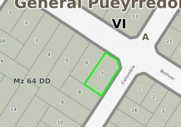 LOTE ESQUINA  FINANCIADO CON SERVICIOS-Barrio Jorge Newbery
